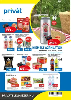 PRIVÁT - PRIVÁT akciós újság megtekintése, amely érvényes 2026.04.09.-től