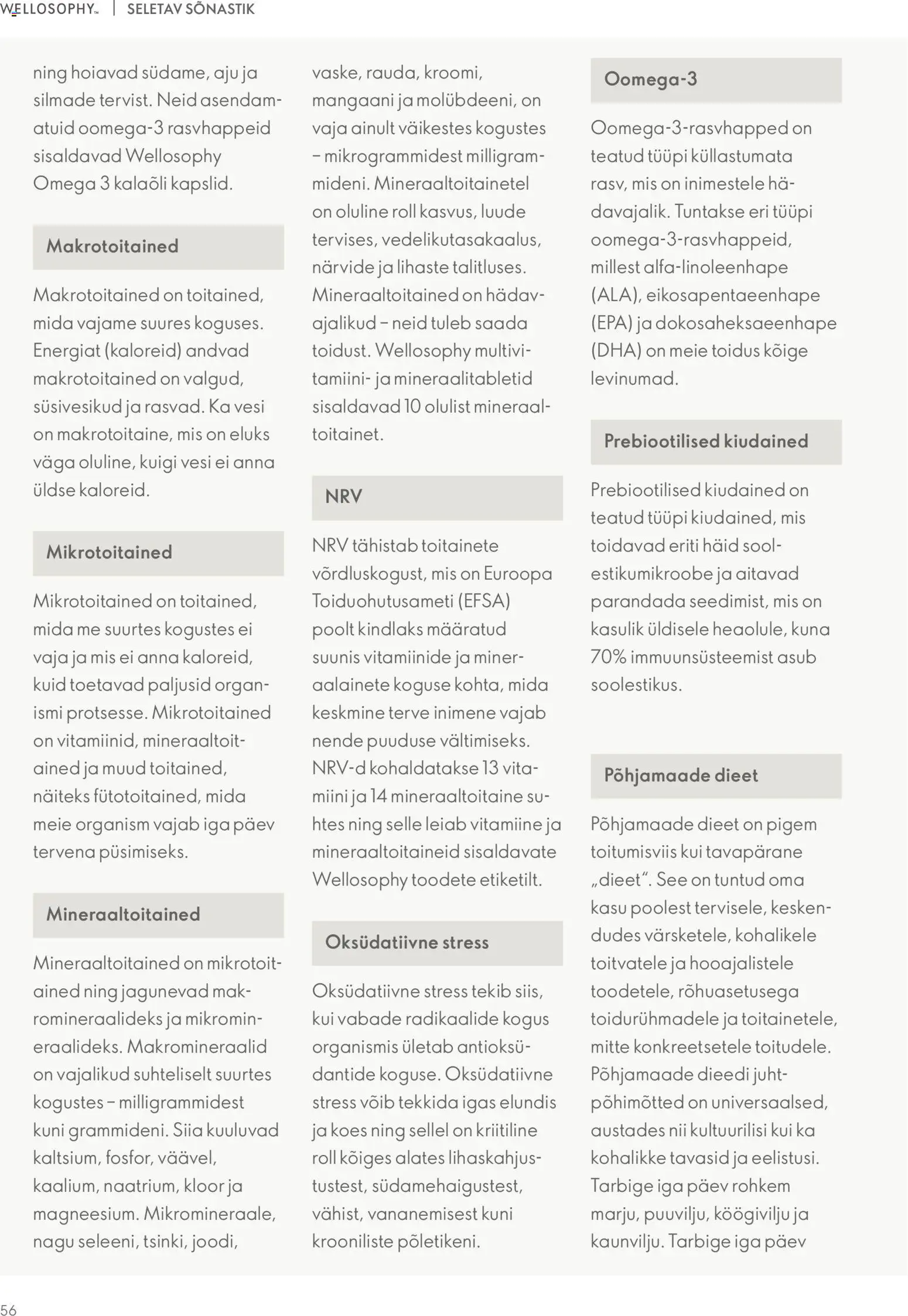 Oriflame kliendilehe eelvaade alates 2025.01.01