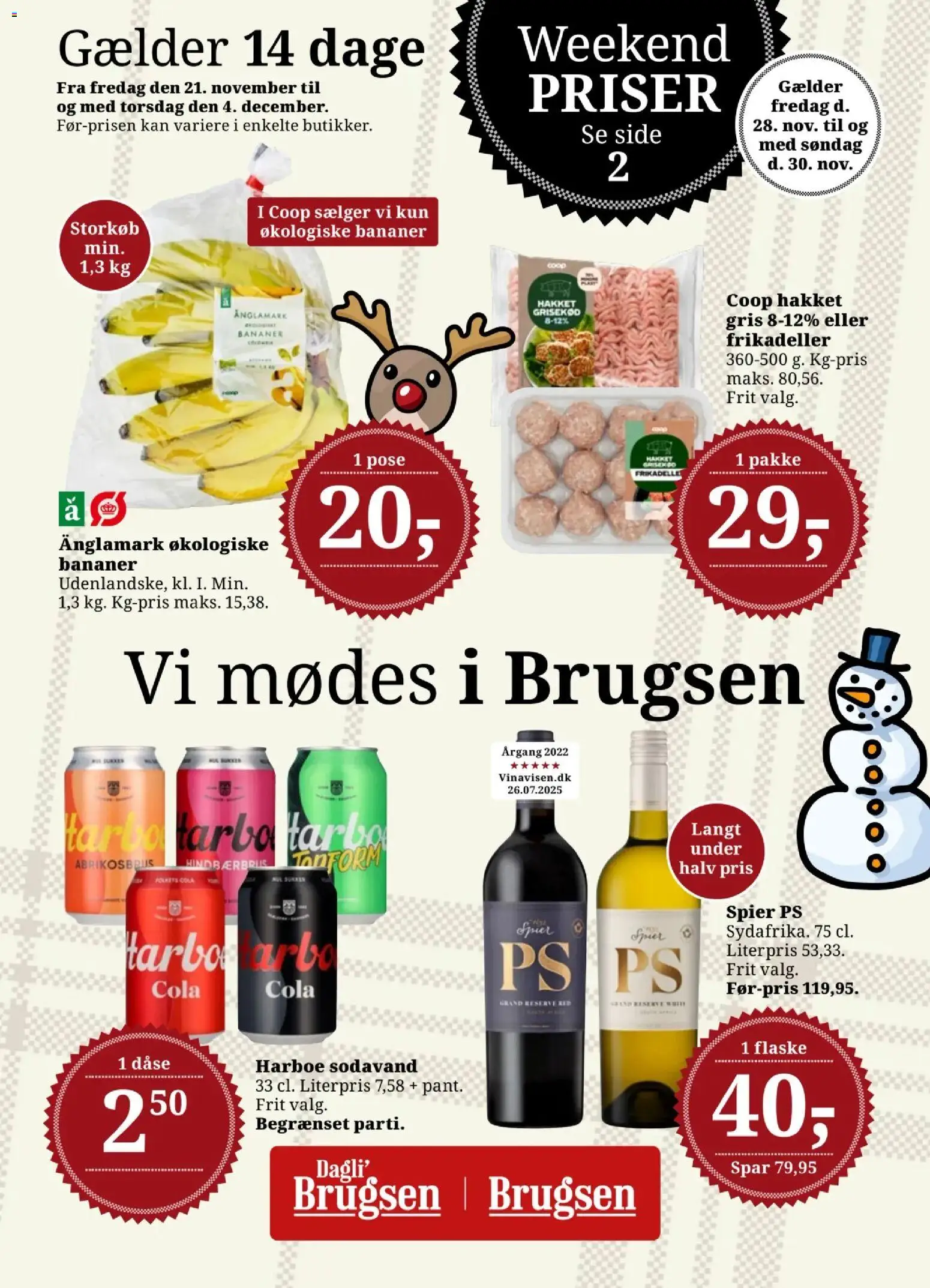 Eksempel på tilbudsavis Black Friday fra butik Dagli'Brugsen gyldig fra 21/11/2025