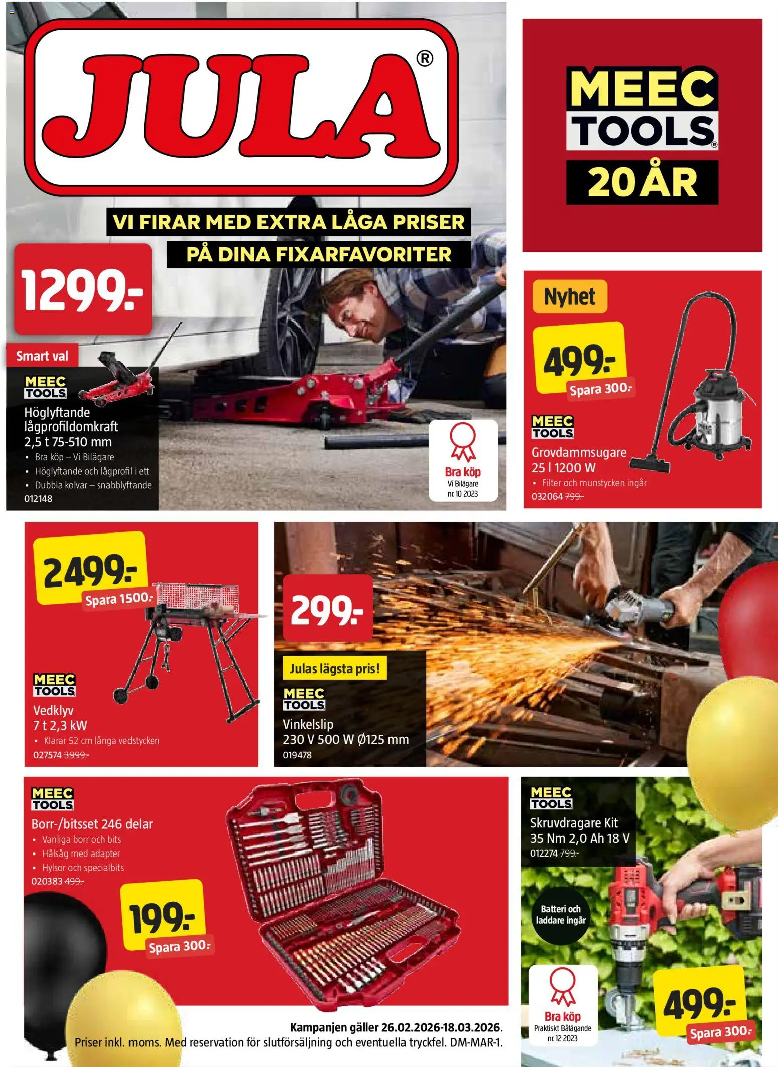 Förhandsgranska reklamblad Jula erbjudanden från butik Jula gäller från 26/02/2026