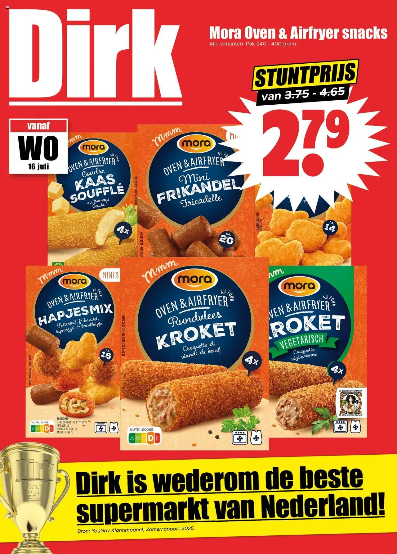 Dirk shop Folder week 29 geldig vanaf 16-07-2025 - Paginanummer 1 - Gouda, Kaas, Snacks, Oven, Rundvlees