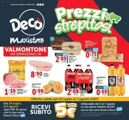 Anteprima dell'opuscolo Volantino MaxiStore - Valmontone dal negozio Decò valido da 29/07/2025