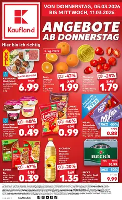 Vorschau von dem Prospekt des Geschäftes Kaufland, gültig ab dem 05.03.2026