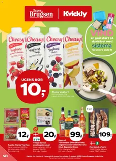 Eksempel på tilbudsavis Tilbudsavis fra butik Super Brugsen gyldig fra 01/08/2025