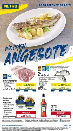 Vorschau von dem Prospekt des Geschäftes Metro, gültig ab dem 28.07.2025