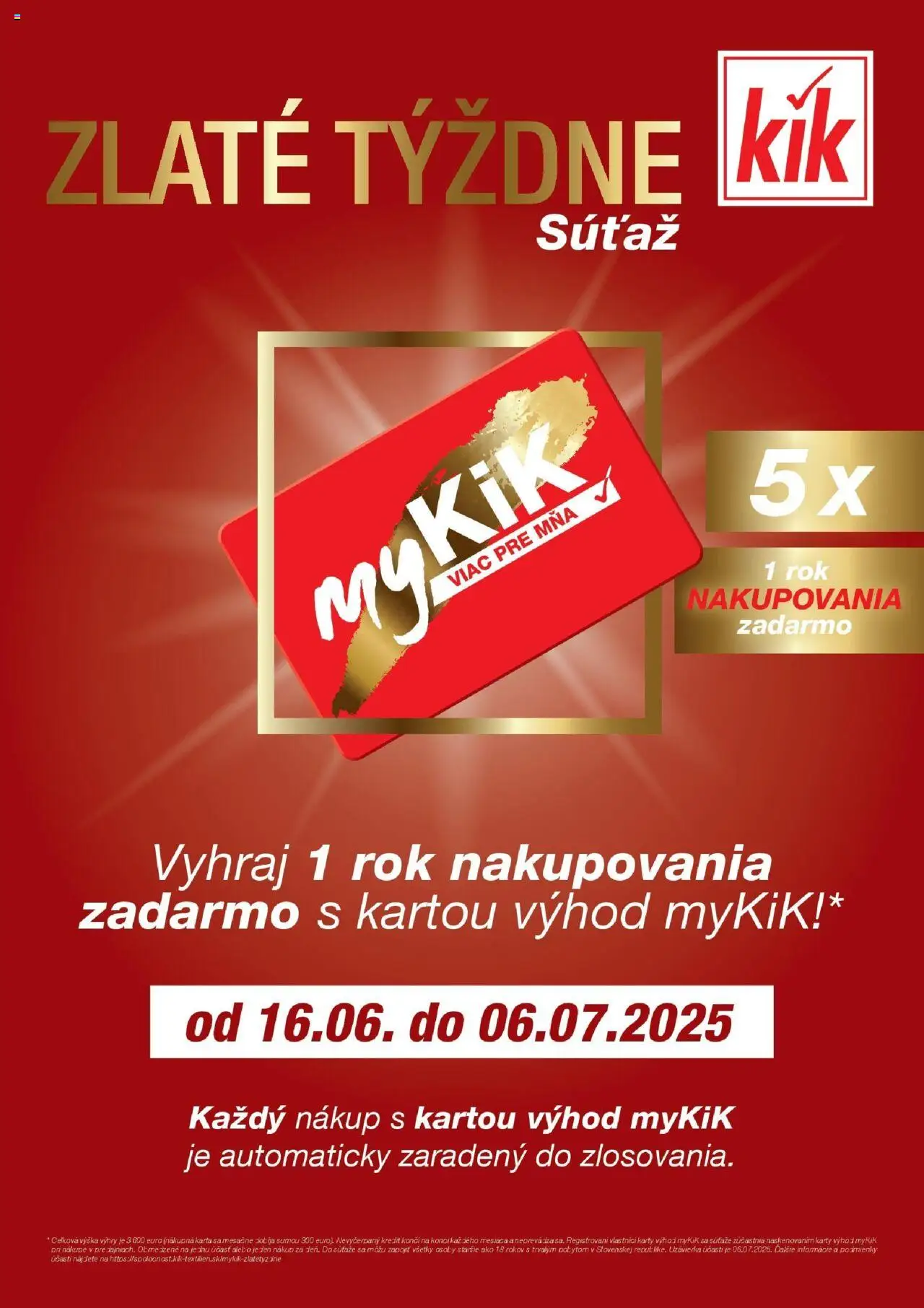 Aktuálny KIK KiK leták platný do 06.07.2025 od 16.06.2025 > Nový online výpredaj
