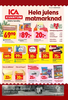 Förhandsgranska reklamblad Södra Sandby från butik ICA Kvantum gäller från 15/12/2025