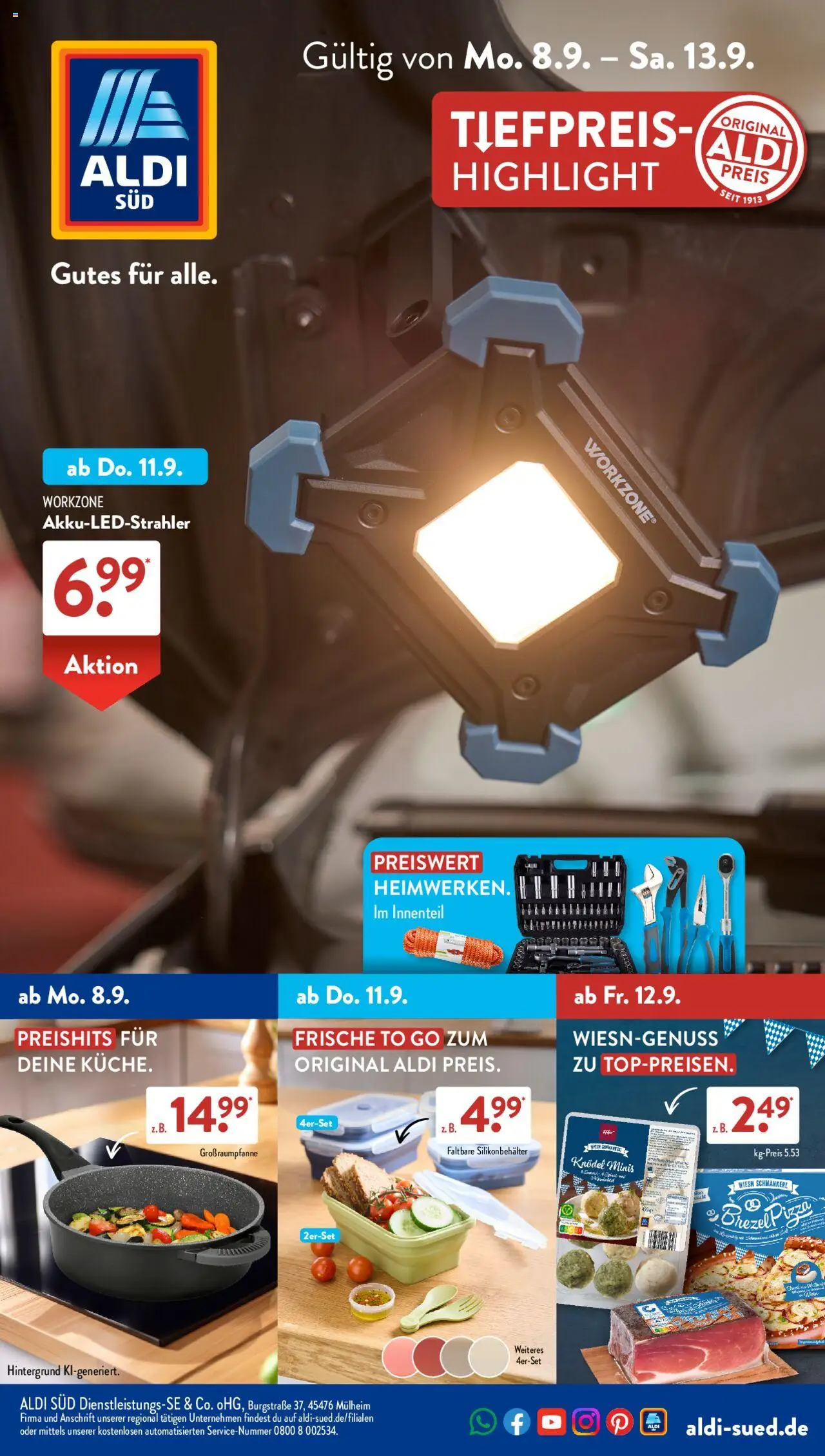 Aldi Süd Prospekt (vom 08.09.2025 - 13.09.2025)