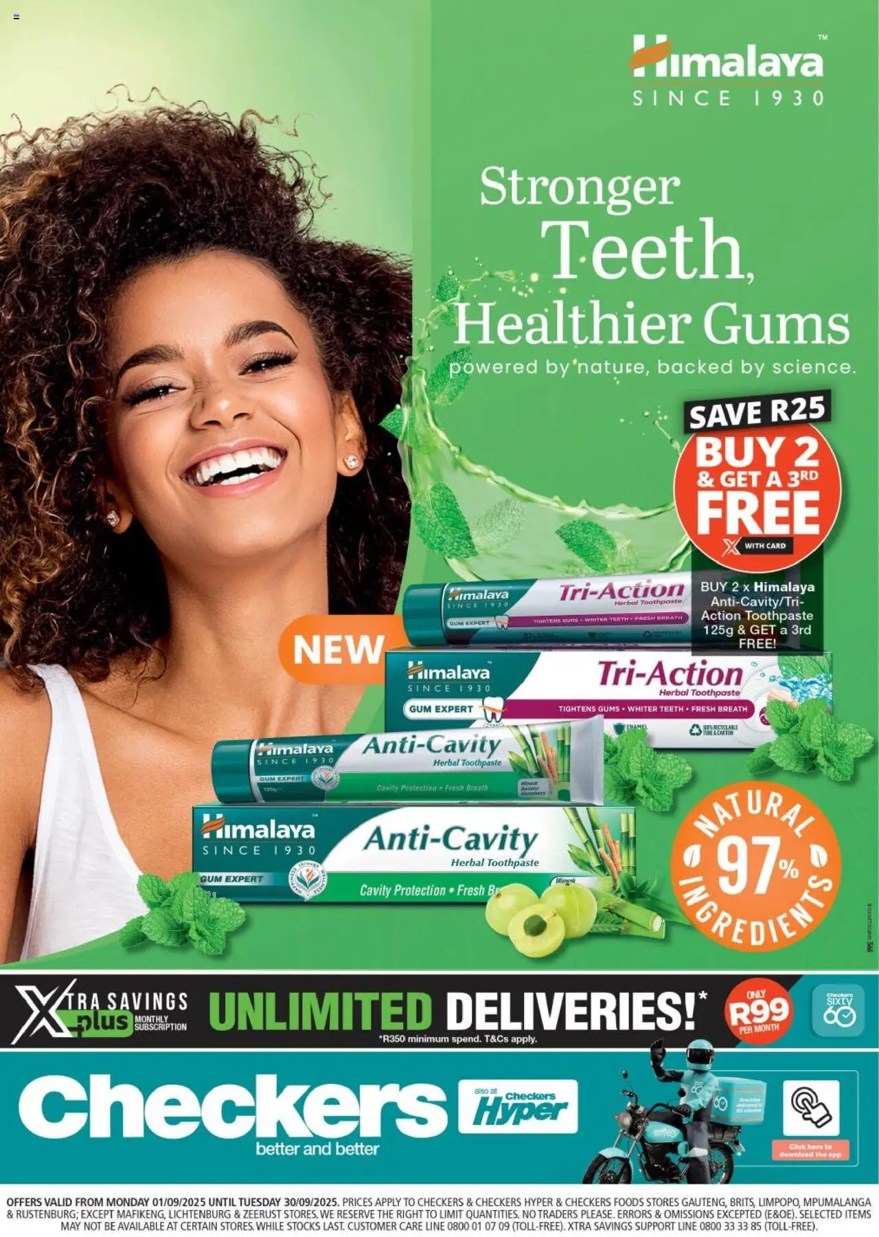 Checkers Gauteng - Himalaya Promotion 01/09 - 30/09/2025 >> Catalogue