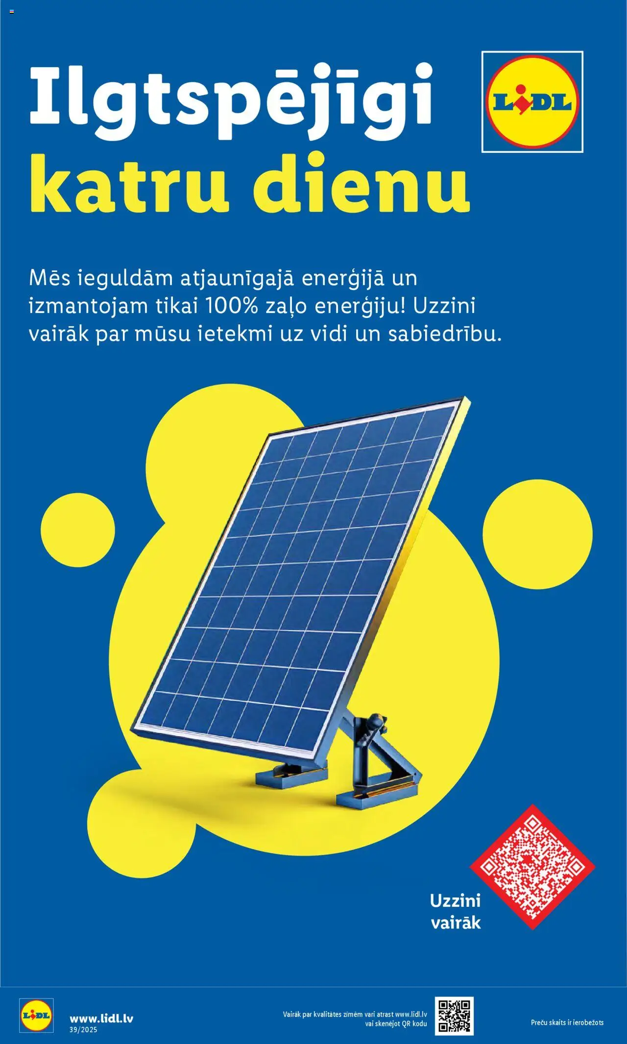 Skatīt Lidl akciju bukletu, derīgs no 2025.09.22