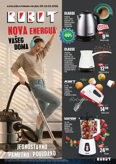 Pregled letka Robot nova energia vašeg doma trgovine Robot vrijedi od 09.03.2026