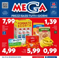 Anteprima dell'opuscolo Attuale volantino dal negozio Mega valido da 15/01/2026
