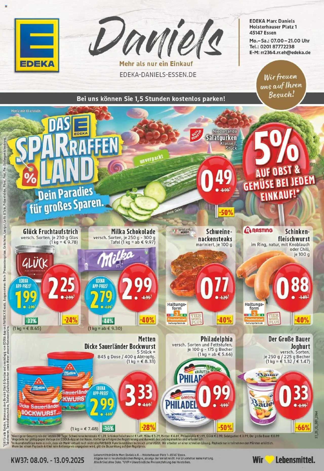 EDEKA Prospekt ab 07.09.2025 - Prospekt Essen Online