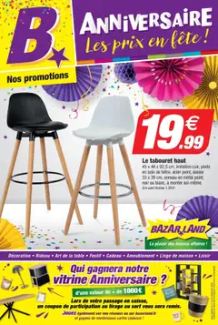 Prévisualisation de Catalogue du magasin Bazarland formulaire valide 03/09/2025