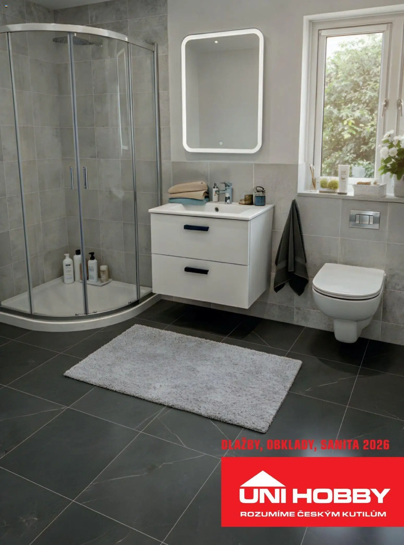 Náhled nabídky: Uni Hobby Katalog - Dlažby, obklady a sanita 2026 platný od 20.02.2026