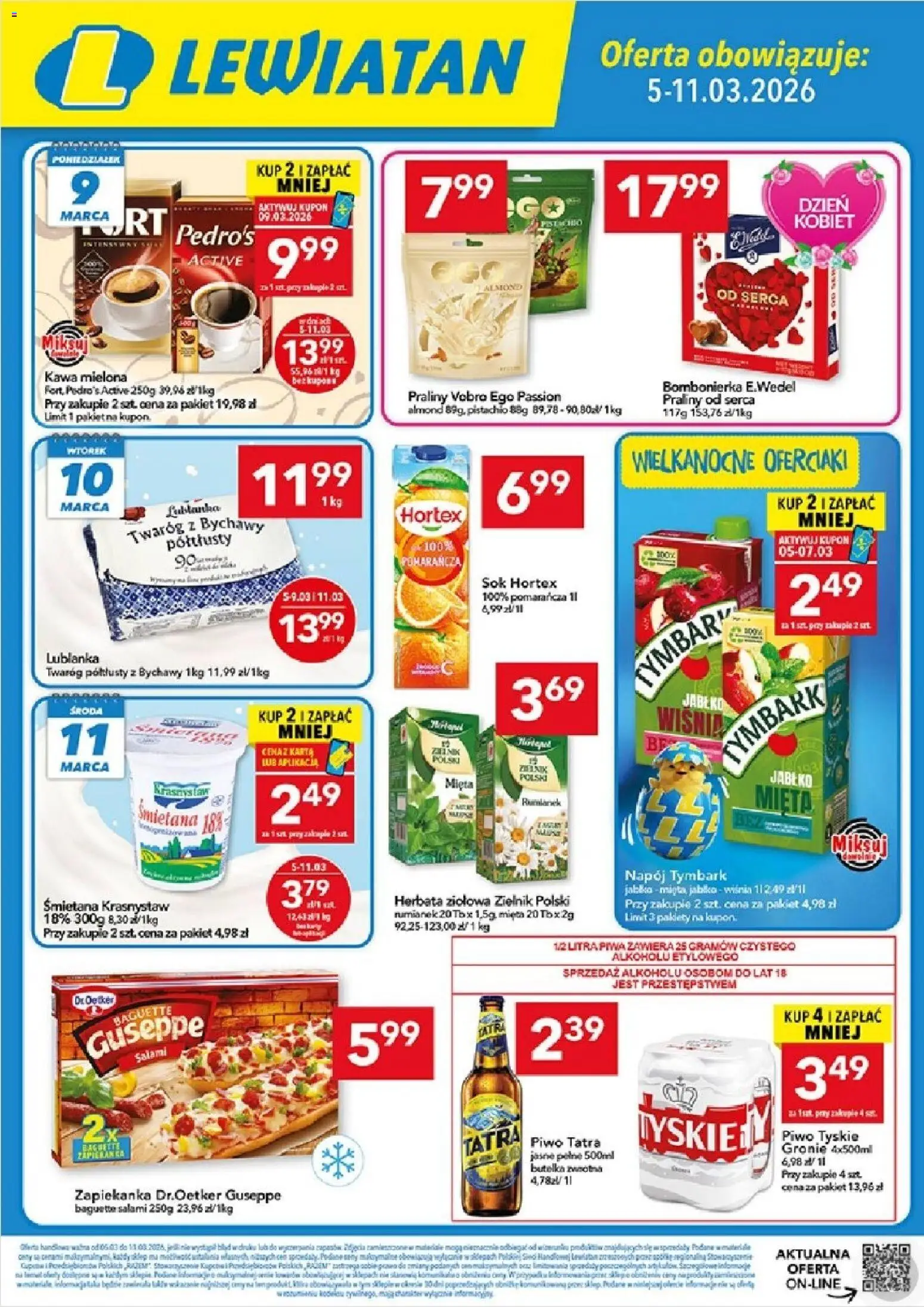Pogląd gazetki "Lewiatan gazetka - Lublin" ze sklepu Lewiatan ważnej od 05.03.2026