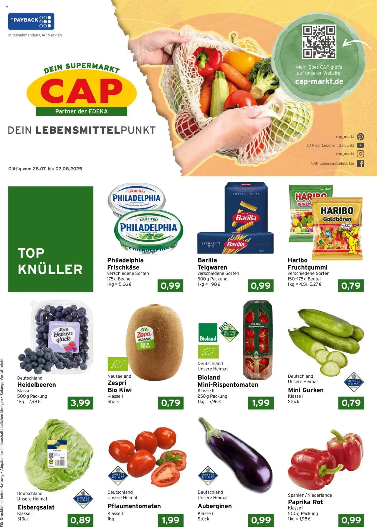 CAP Markt Prospekt (vom 28.07.2025 - 02.08.2025)