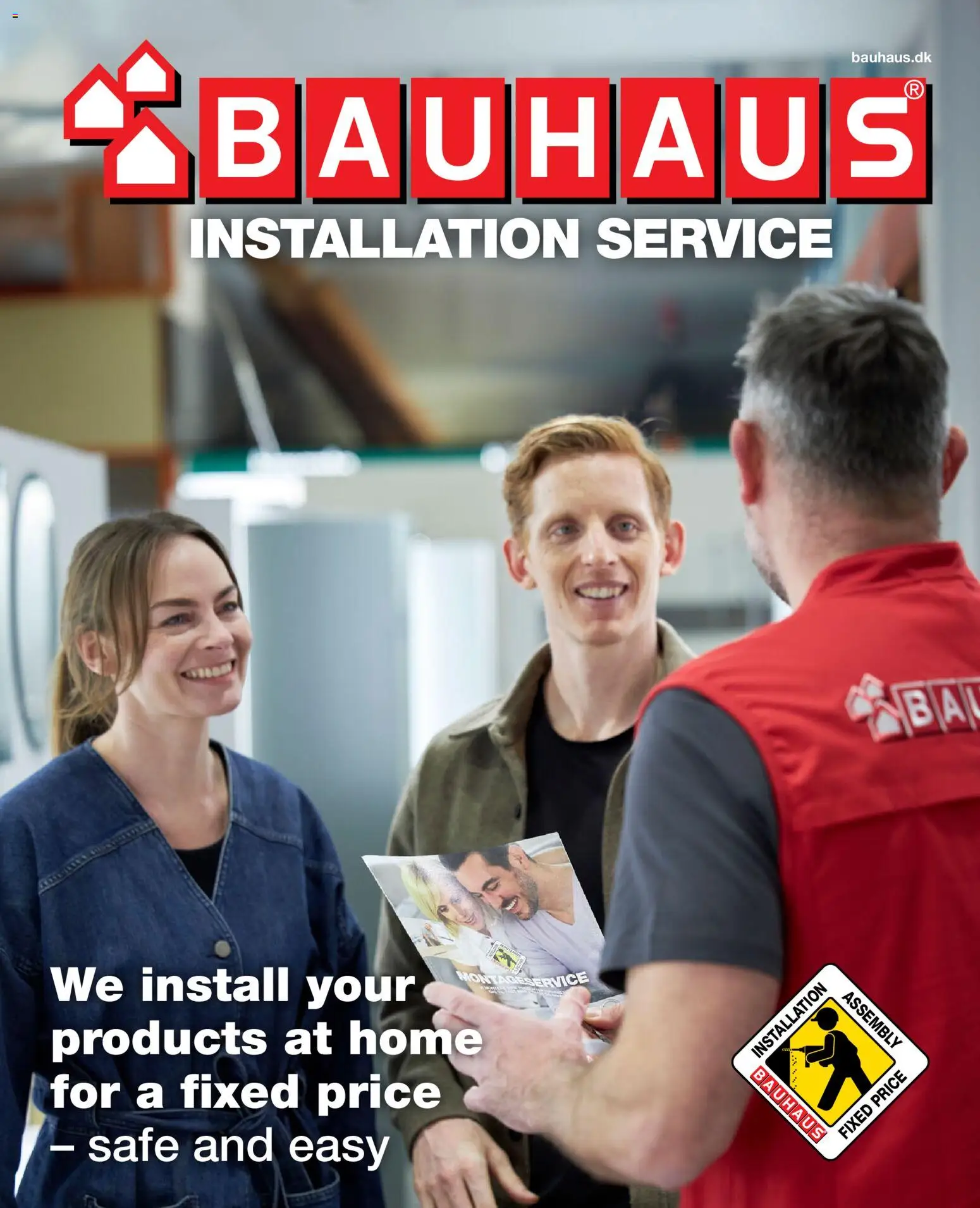 Eksempel på tilbudsavis Installation Service - ENGLISH fra butik Bauhaus gyldig fra 01/01/2026