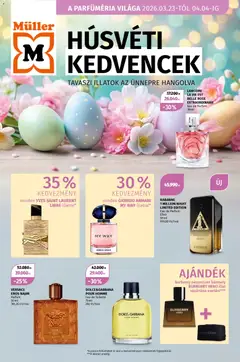Müller - Müller Parfüméria világa megtekintése, amely érvényes 2026.03.23.-től