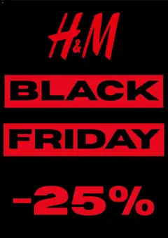 Anteprima dell'opuscolo Black Friday dal negozio H&M valido da 27/11/2025