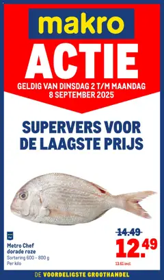 Voorbeeld van Versdeals van winkel Makro geldig vanaf 02-09-2025