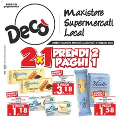 Anteprima dell'opuscolo Volantino Maxistore, Supermercati, Local - Sicilia dal negozio Decò valido da 03/02/2026