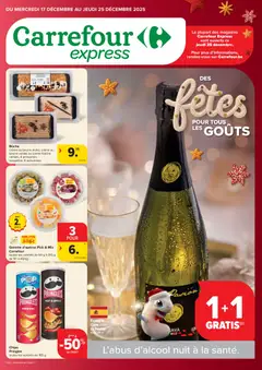 Voorbeeld van Publicité Express van winkel Carrefour geldig vanaf 17/12/2025