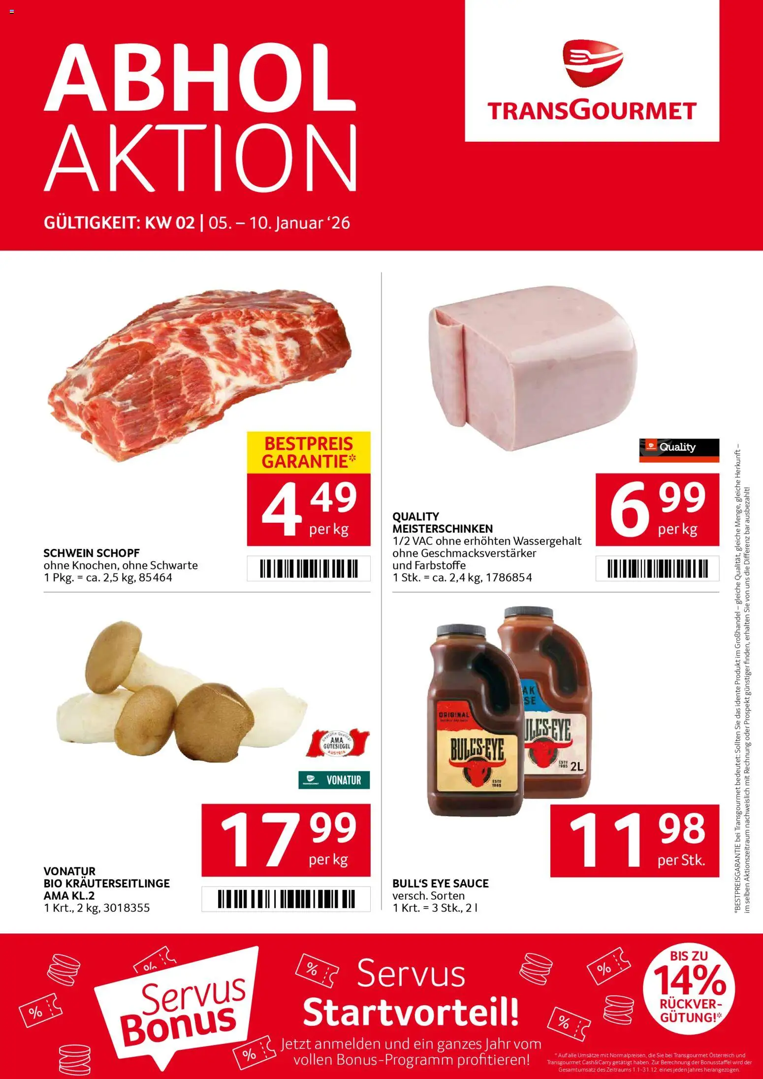 Vorschau der Angebote: Transgourmet Flugblatt gültig ab 05.01.2026