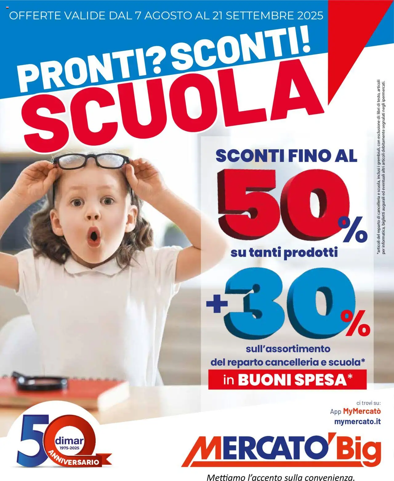 Volantino Mercatò valido da 07/08/2025 numero di pagina 1
