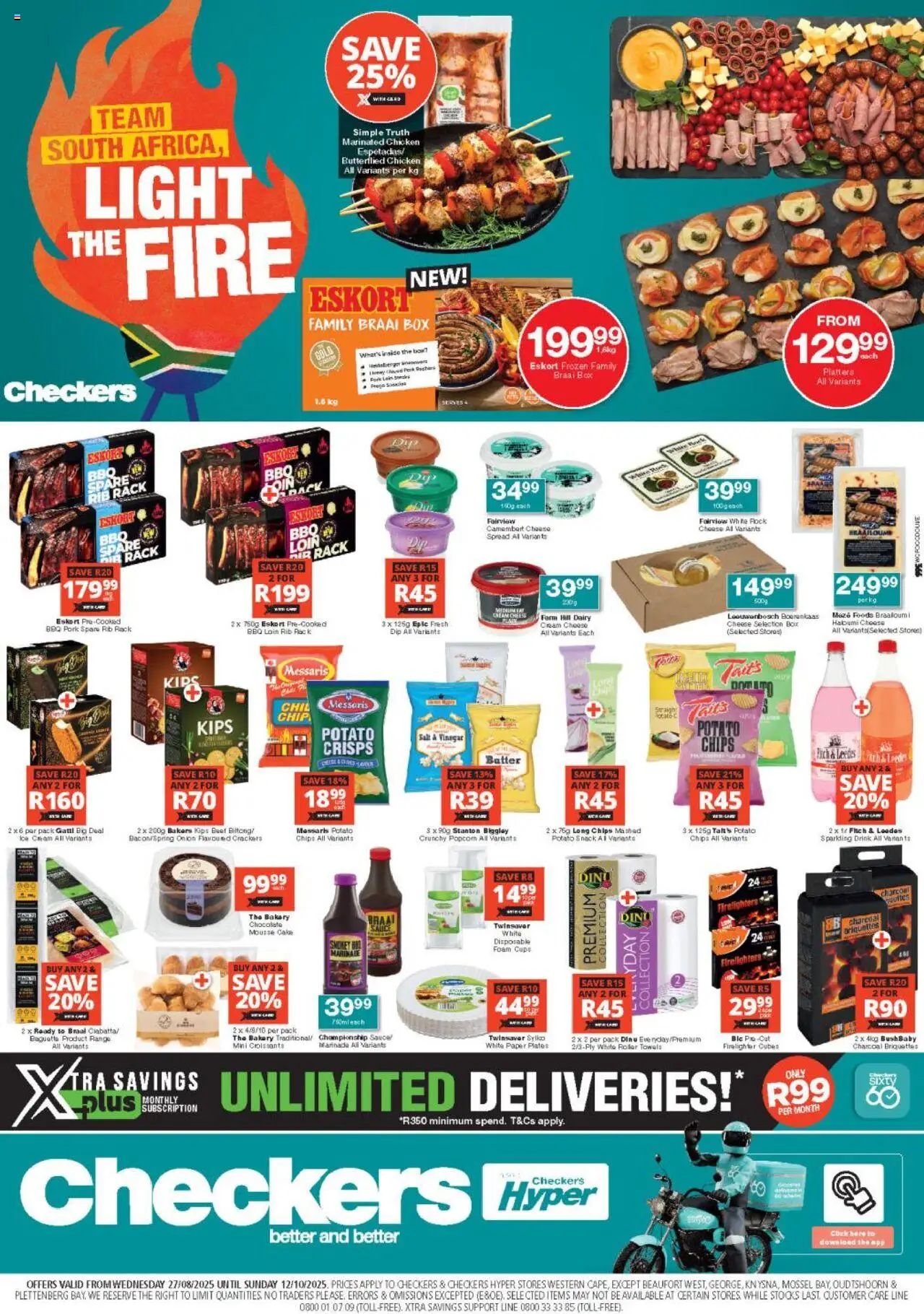 Checkers Western Cape - Braai Promotion 27/08 - 12/10/2025 >> Catalogue