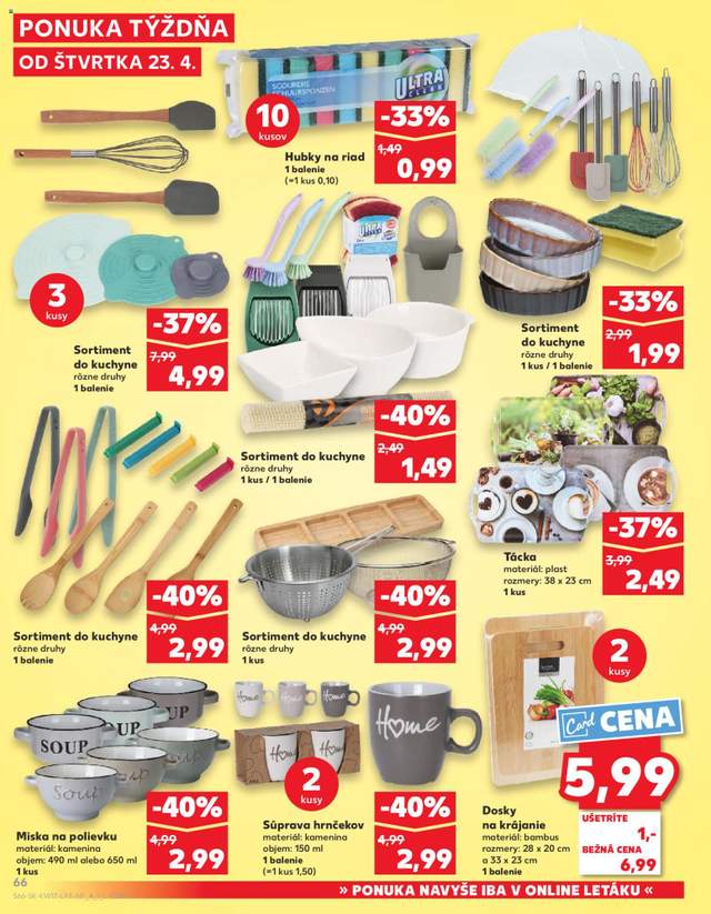 Nový Kaufland leták od 23.04.