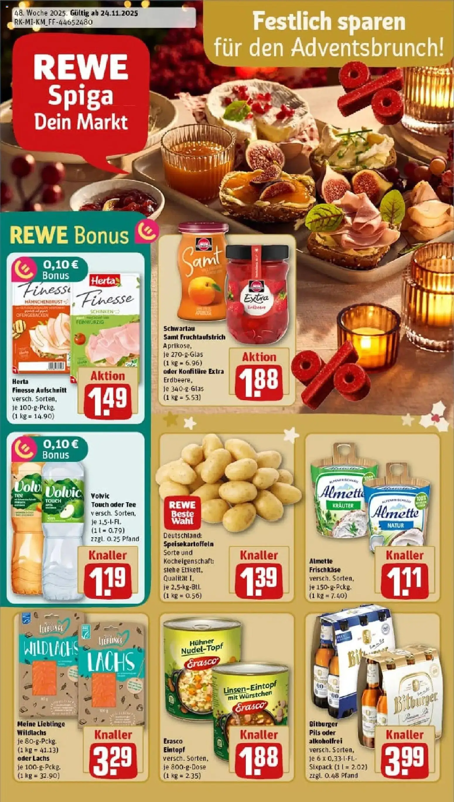 Vorschau von dem Prospekt des Geschäftes Rewe, gültig ab dem 23.11.2025