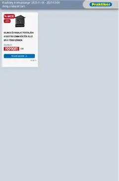 Praktiker - Akciós újság Praktiker megtekintése, amely érvényes 2025.11.06.-től | Oldal: 37
