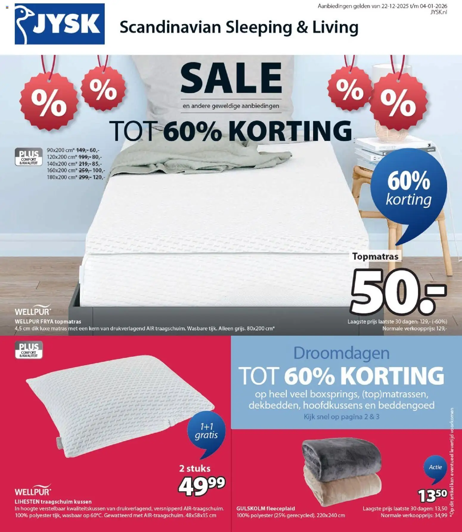 Voorbeeld van Folder van winkel JYSK geldig vanaf 22-12-2025