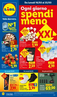 Anteprima dell'opuscolo Lidl volantino dal negozio Lidl valido da 16/03/2026