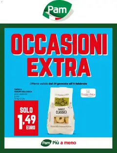 Anteprima dell'opuscolo Volantino Occasioni Extra dal negozio PAM valido da 29/01/2026