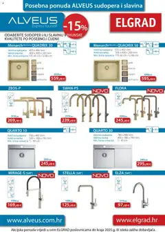 Pregled letka Katalog Alveus trgovine Elgrad vrijedi od 17.09.2025