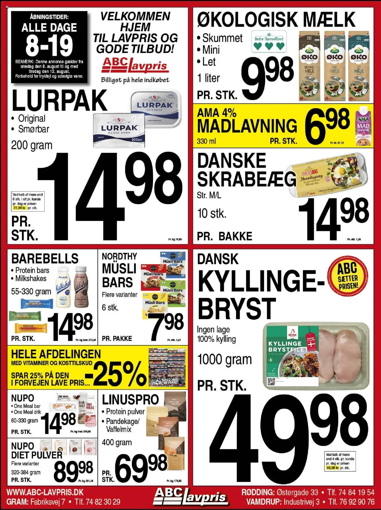 Abc Lavpris tilbudsavis gyldig fra 06/08/2025 - side 1