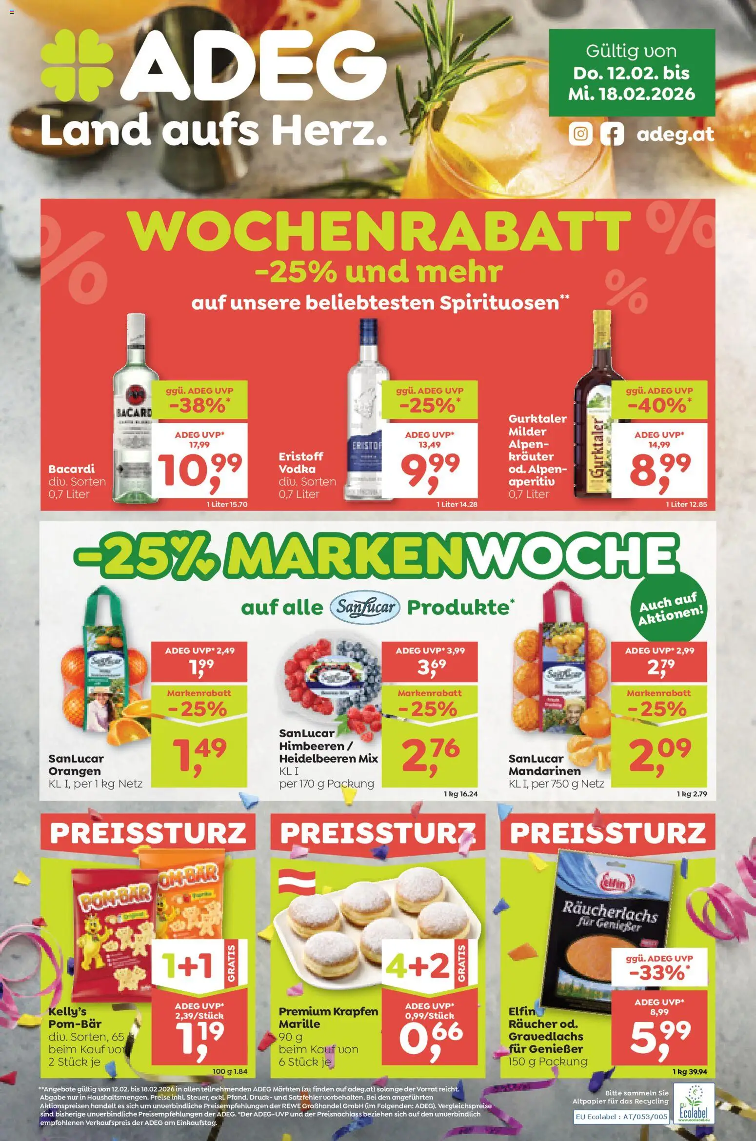 Vorschau der Angebote: ADEG Vorarlberg gültig ab 12.02.2026