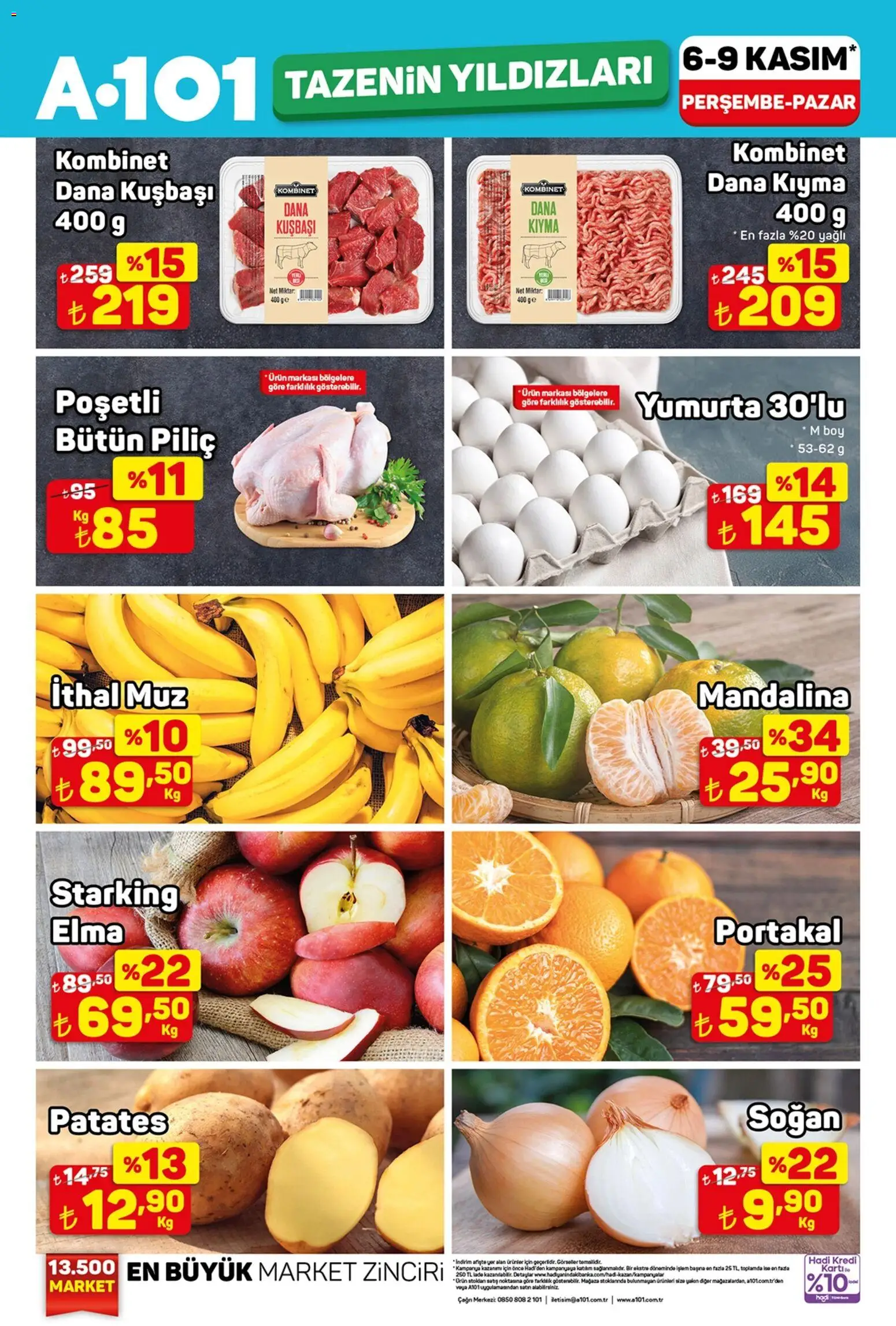 A101 Tazenin Yıldızları 06.11.2025 - Broşürünün önizlemesi