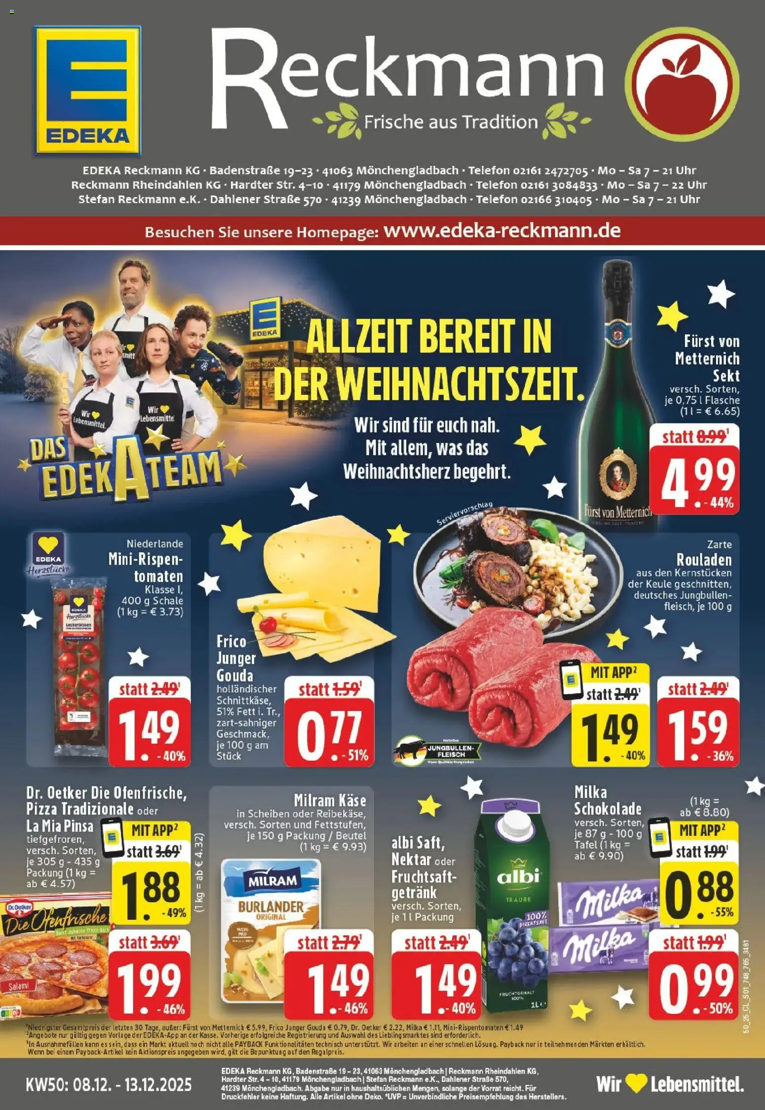 Vorschau von dem Prospekt des Geschäftes Edeka, gültig ab dem 07.12.2025