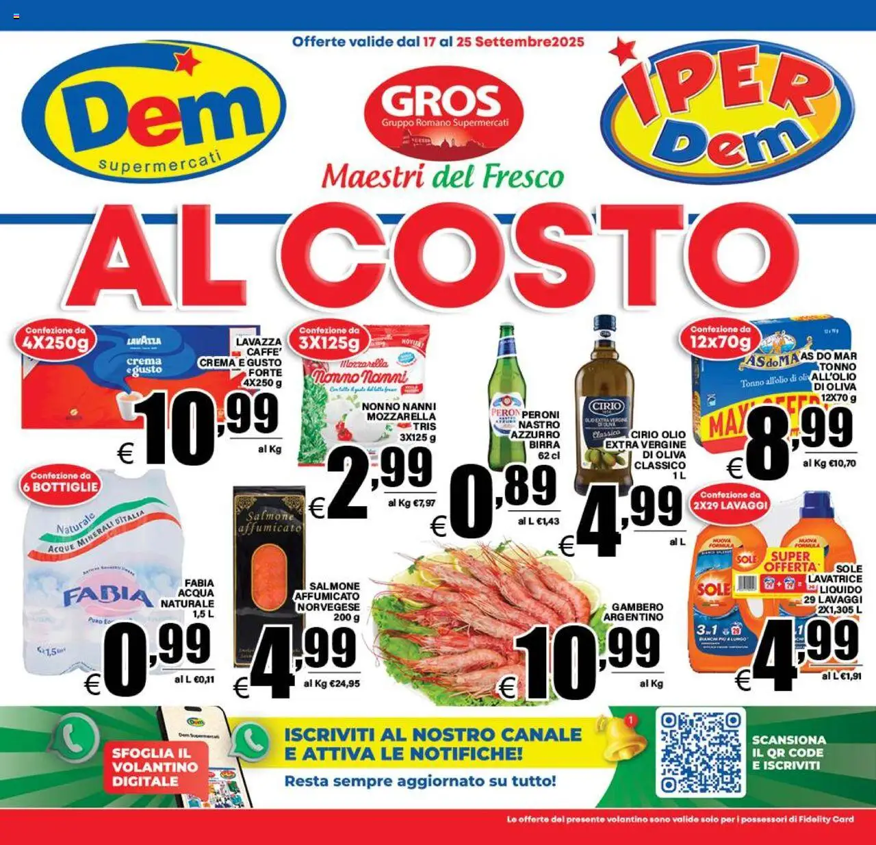 Volantino DEM valido da 17/09/2025 numero di pagina 1