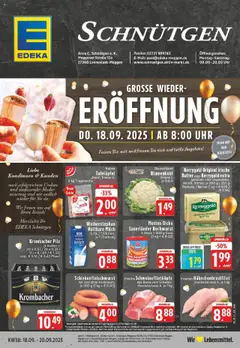 Vorschau von dem Prospekt des Geschäftes Edeka, gültig ab dem 14.09.2025