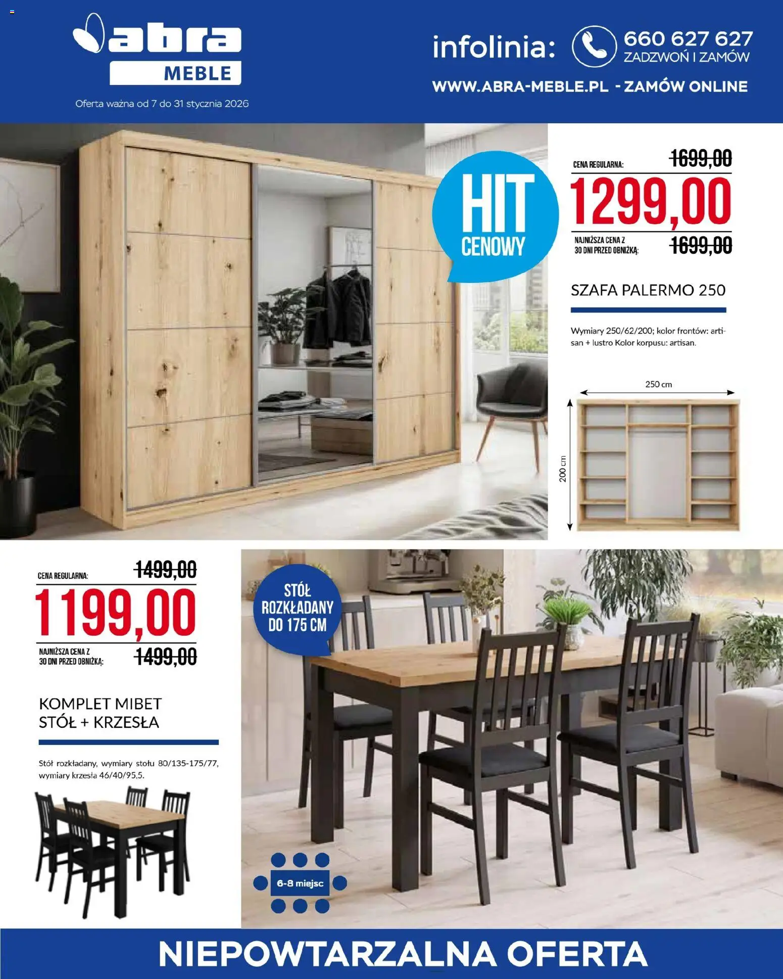 Pogląd gazetki "Gazetka" ze sklepu Abra meble ważnej od 07.01.2026