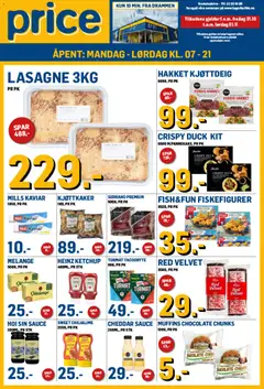 Forhåndsvis Kundeavis fra butikk Price Lagerbutikk gyldig fra 31/10/2025