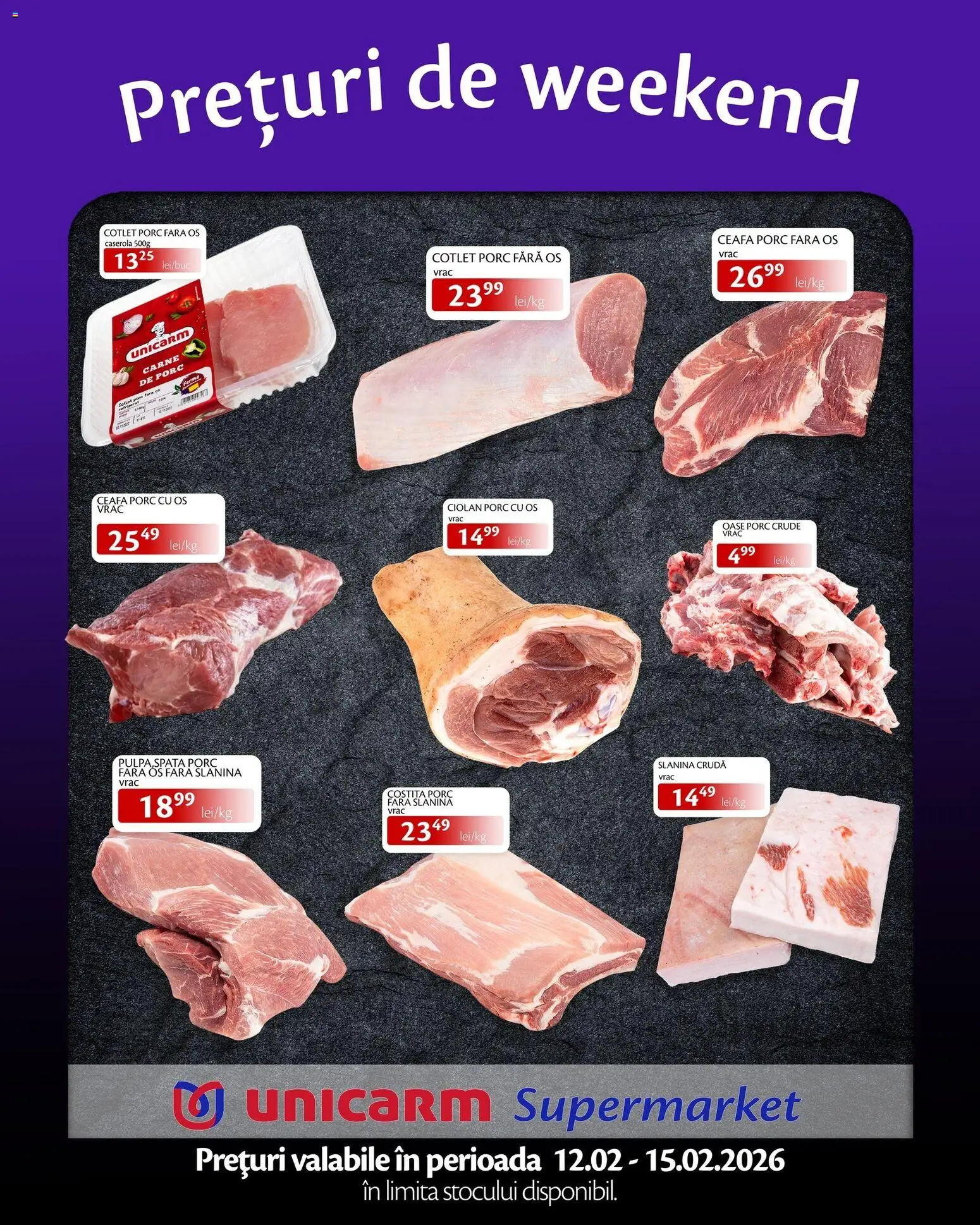 Previzualizarea de cataloage: Unicarm Catalog - Prețuri de weekend valabil de la 12.02.2026