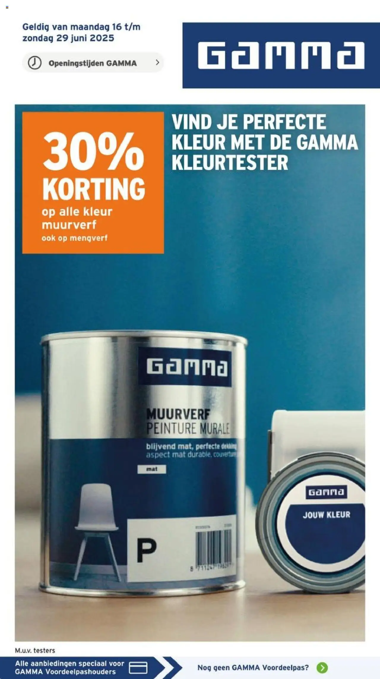 GAMMA shop Folder geldig vanaf 16-06-2025 - Paginanummer 1