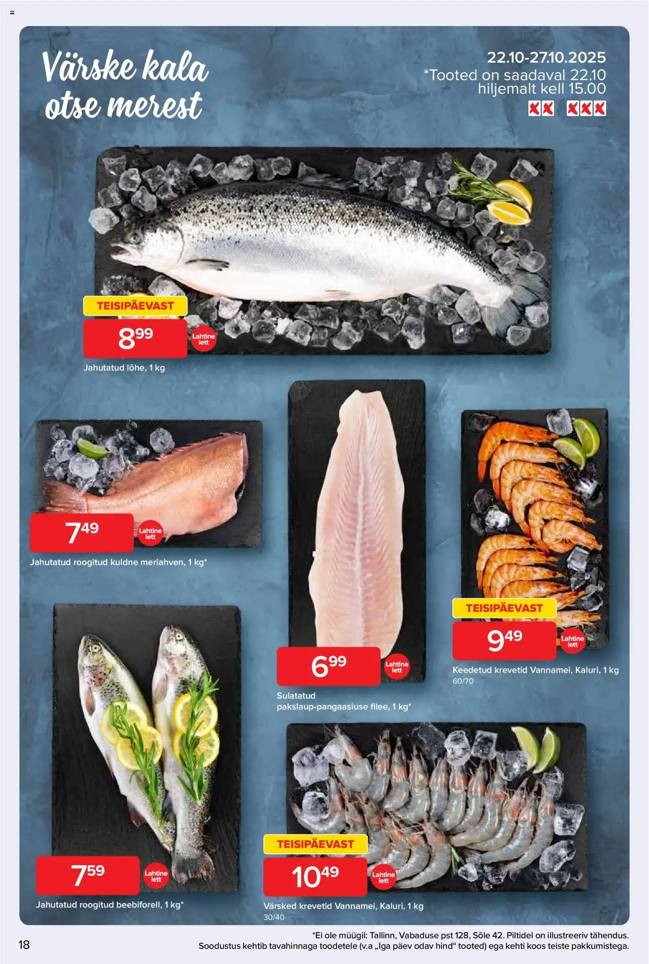 Maxima kliendilehe eelvaade alates 2025.10.21