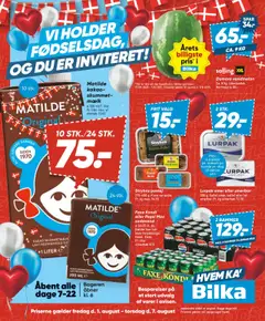 Eksempel på tilbudsavis Tilbudsavis fra butik Bilka gyldig fra 01/08/2025