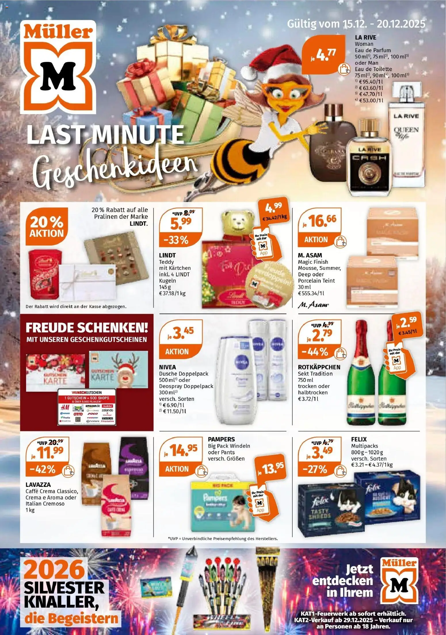 Vorschau von dem Prospekt des Geschäftes Müller, gültig ab dem 15.12.2025